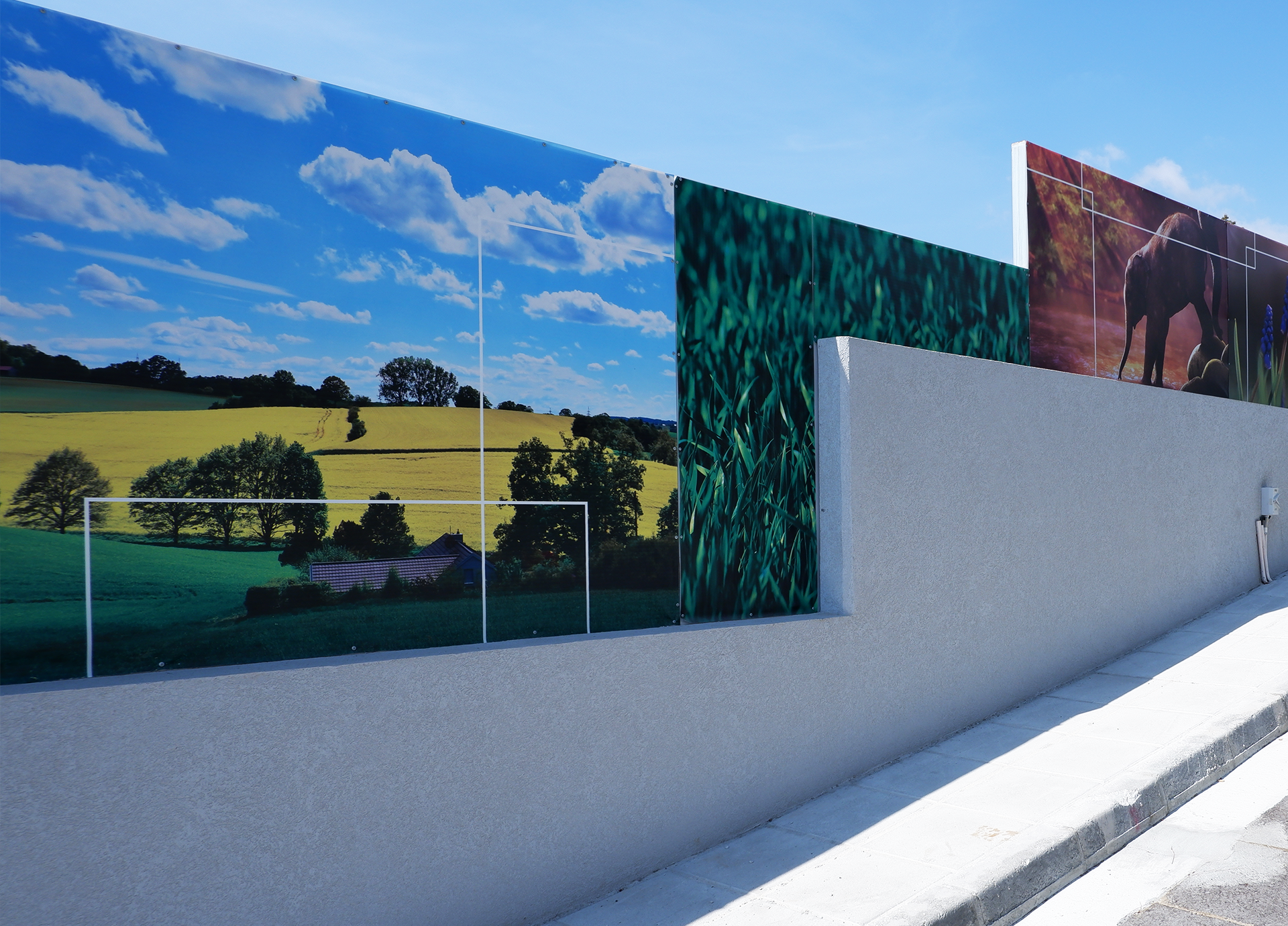 Branding Box: Hoarding design for Marr Villas project