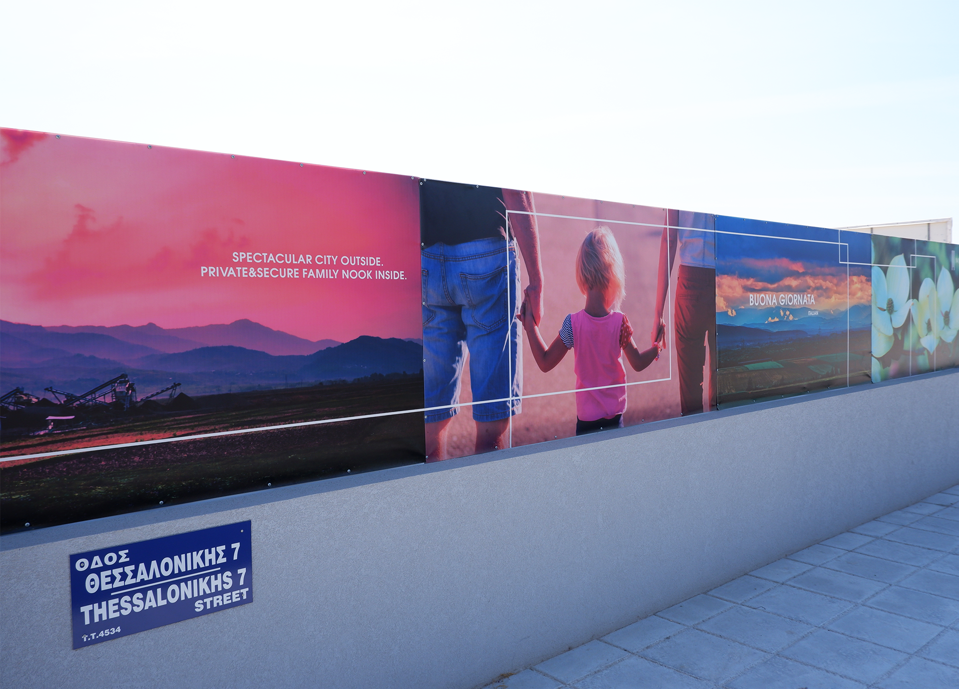 Branding Box: Hoarding design for Marr Villas project