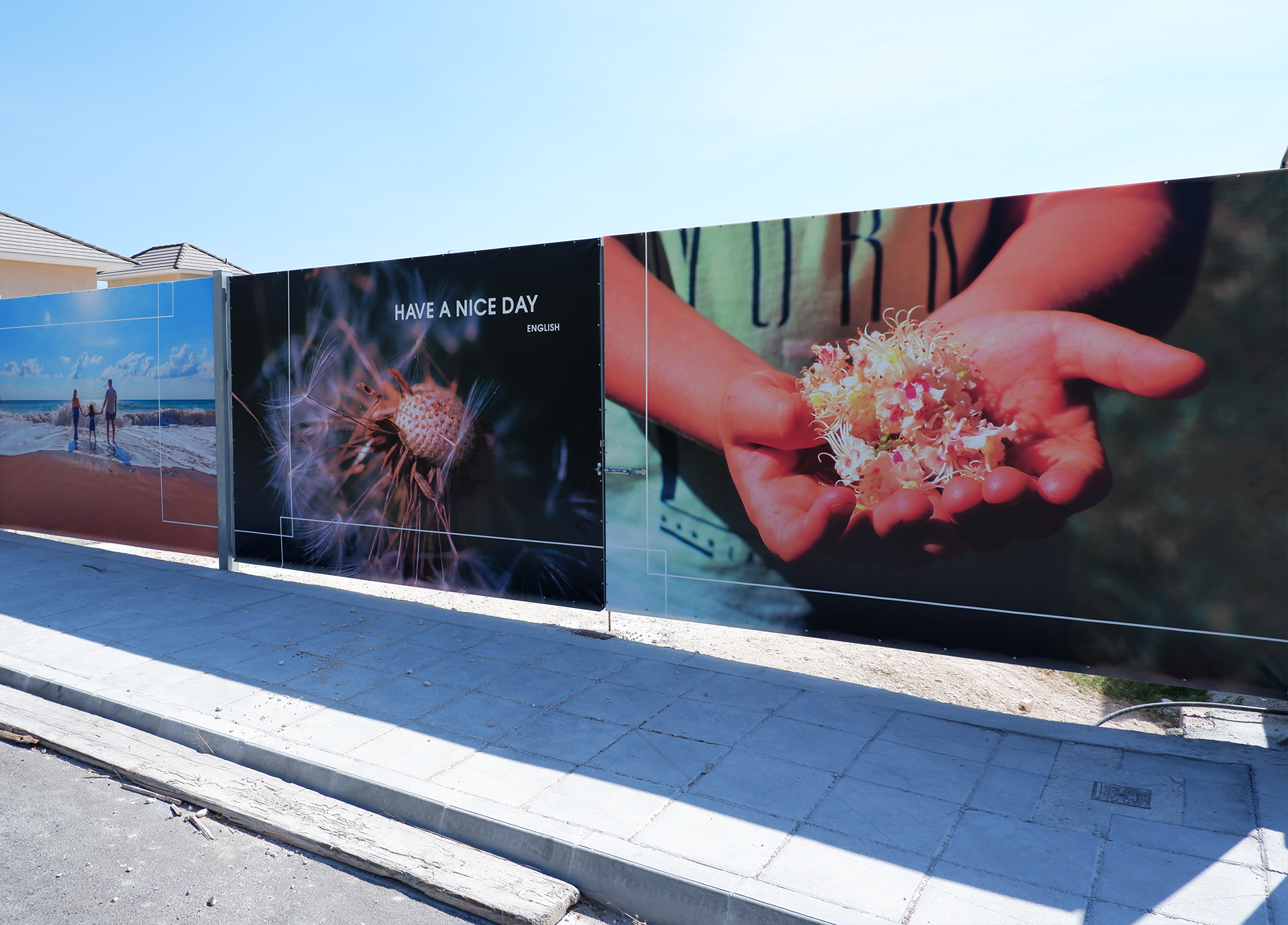 Branding Box: Hoarding design for Marr Villas project