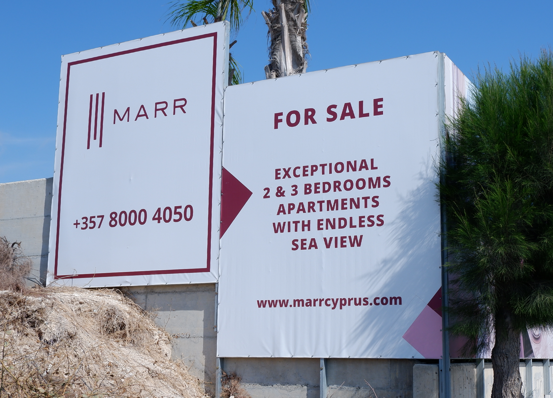 Branding Box: Hoarding design for Marr Villas project