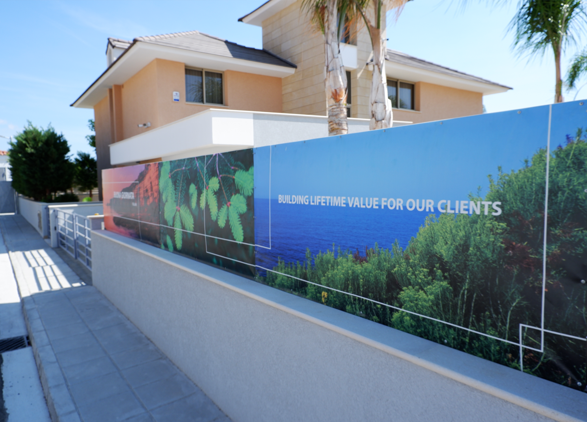 Branding Box: Hoarding design for Marr Villas project